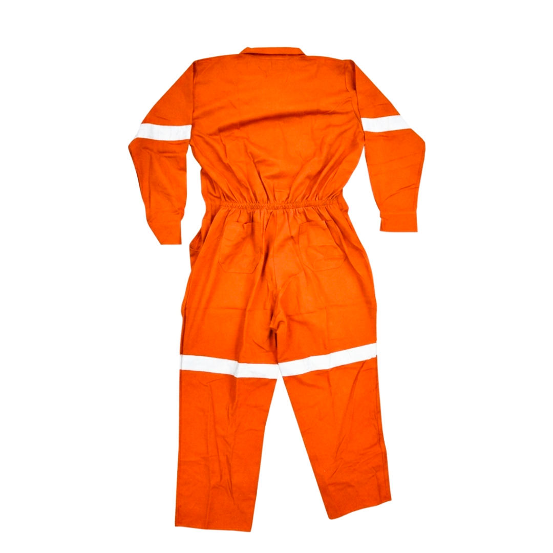 Overol 100 % Algodón con Reflejante 2" Sello Sur Naranja OVE100NJCR - 1